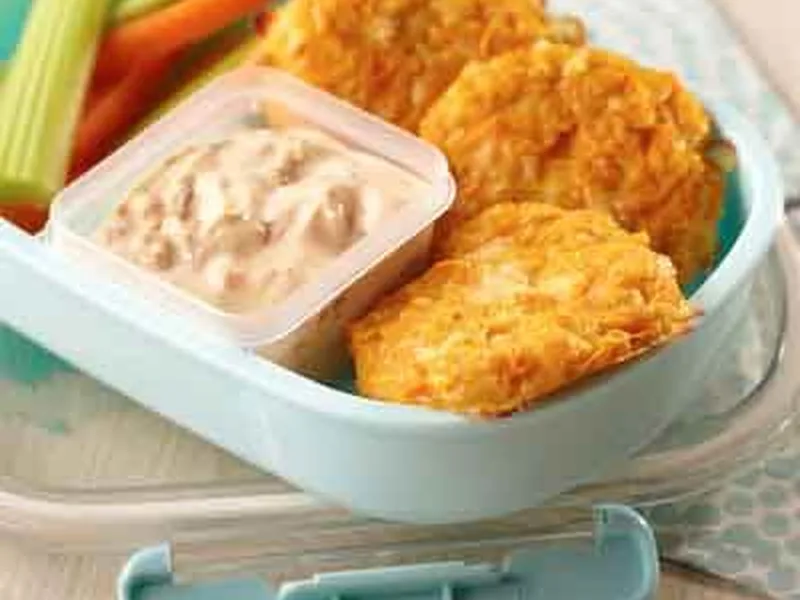 Crispy Baked Sweet Potato Cakes with Chipotle Ranch