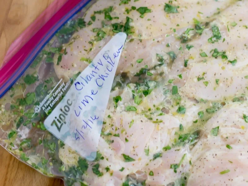 Freezer-Friendly Cilantro Lime Chicken Marinade
