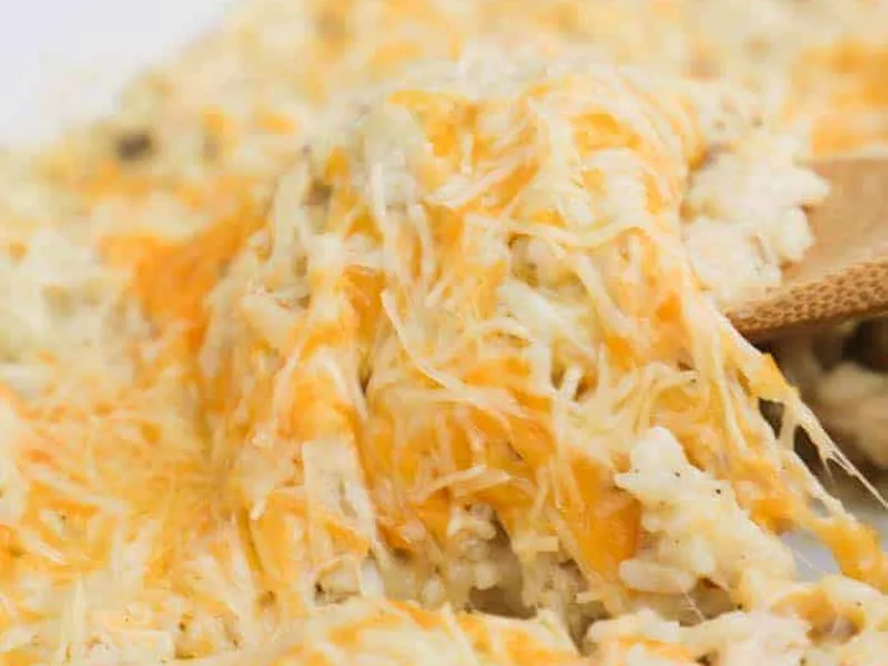 Easy Lemon Pepper Chicken Rice Casserole