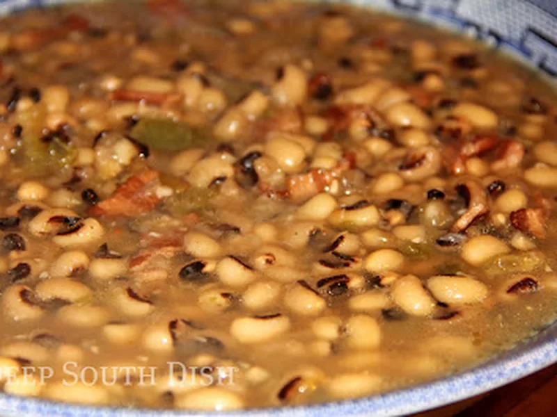 Southern Black-Eyed Peas with Smoked Pork