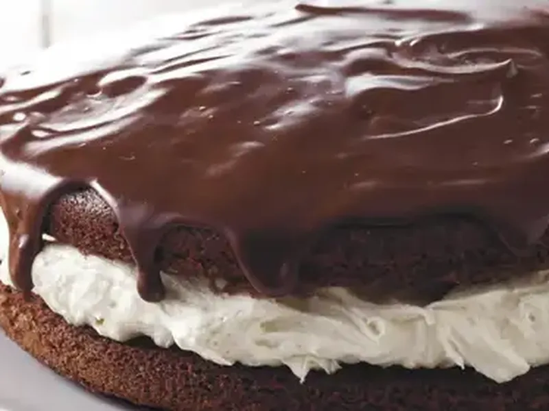 Giant Devil's Food Whoopie Pie with Chocolate Ganache