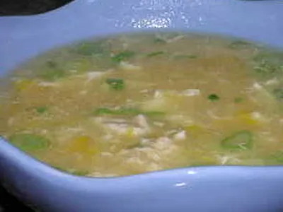 Silky Chicken and Sweet Corn Soup with Egg