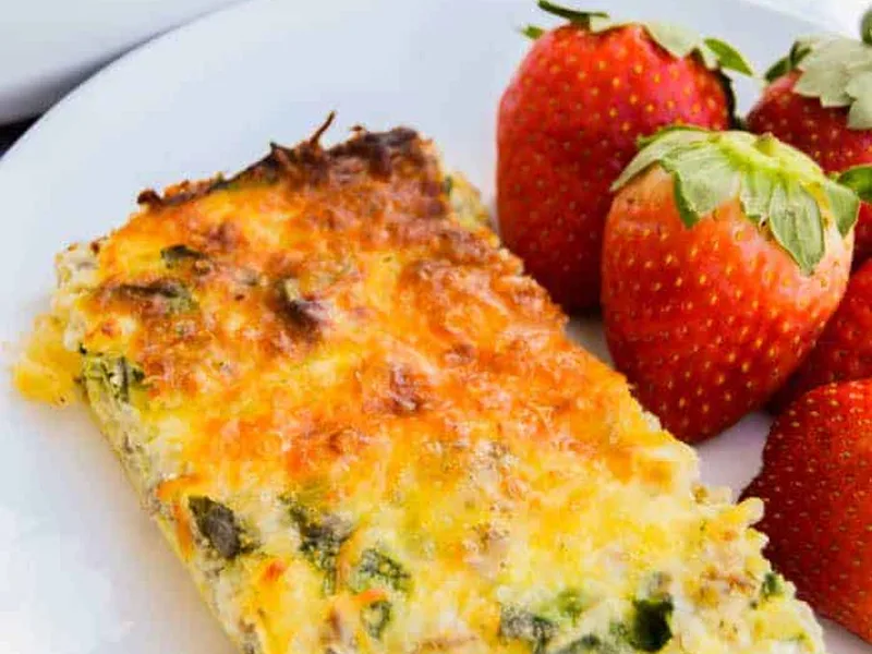 Three Cheese Ground Sausage Breakfast Casserole