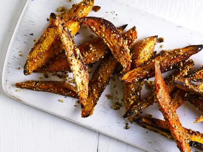 Dukkah-Crusted Butternut Squash Wedges
