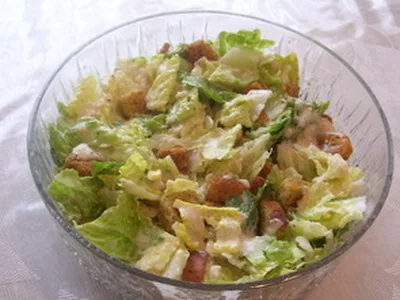 Homemade Caesar Dressing with Garlic and Parmesan