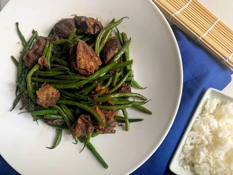 Instant Pot Beef and Green Beans with Asian Glaze