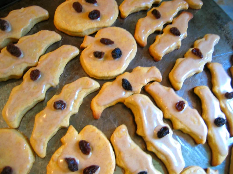 Orange Pumpkin Spiced Scone Cookie Cut-Outs