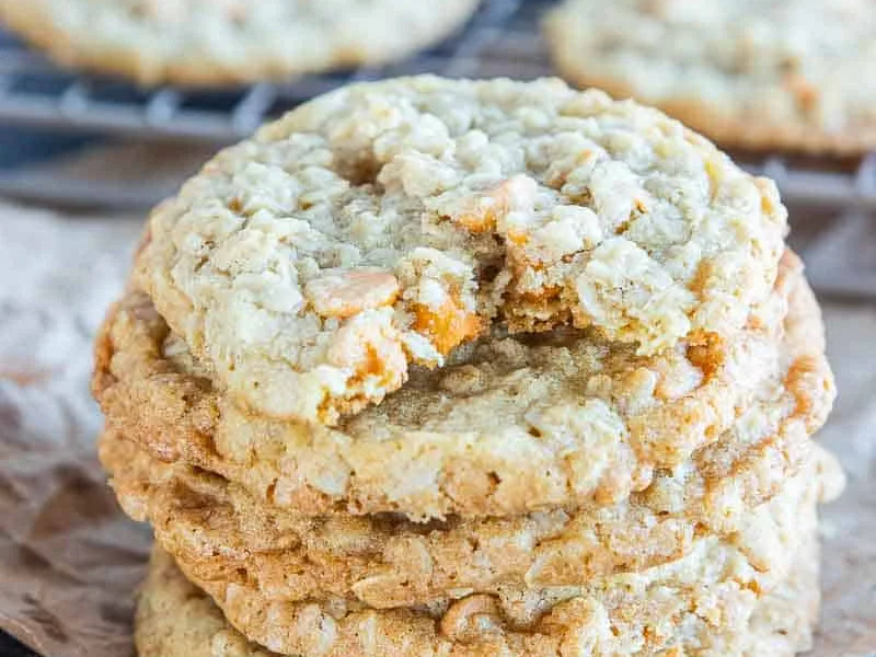 Gluten Free Oatmeal Butterscotch Cookies