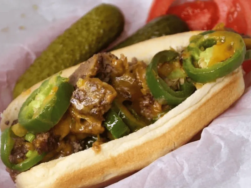 Air Fryer New York Style Chopped Cheese Sandwich