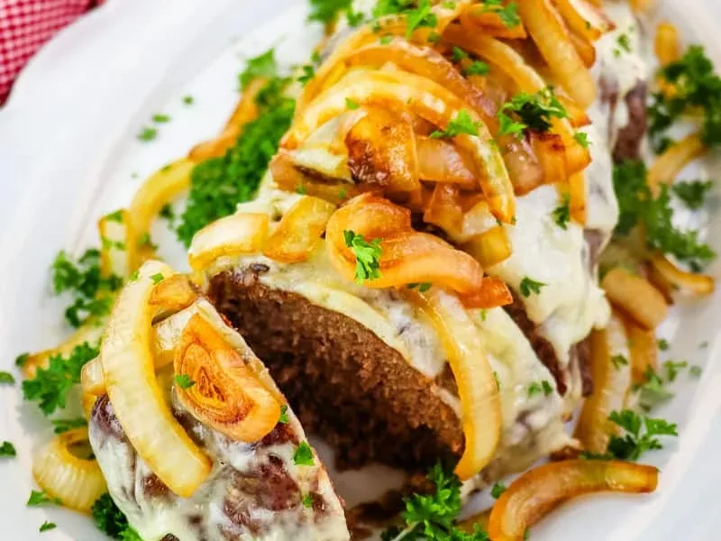 Lipton French Onion Meatloaf with Caramelized Onions