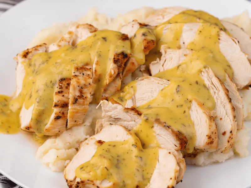 Air Fryer Buttermilk Marinated Chicken Breast