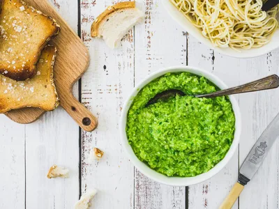 Easy Garlic Scape Pesto Recipe