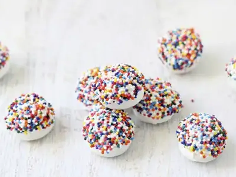 Easy Candy-Coated Gumdrop Nonpareil Treats