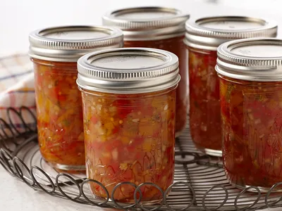 Sweet Pepper Pickle Relish with Celery Seed