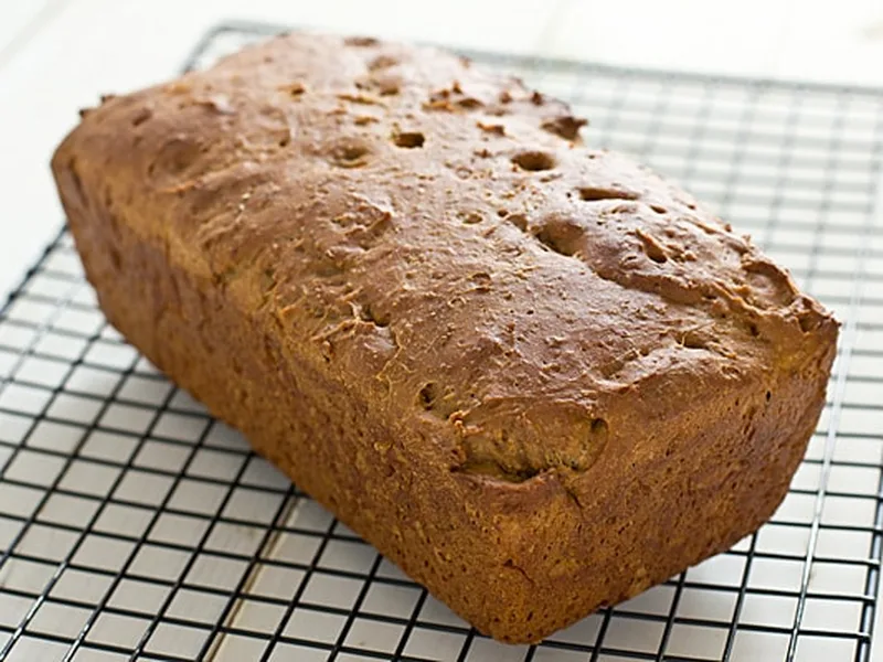 No-Knead Whole Wheat Sandwich Bread with Orange and Molasses