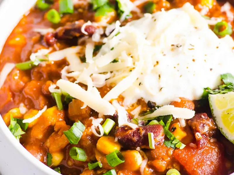 Instant Pot Ground Turkey Chili Recipe