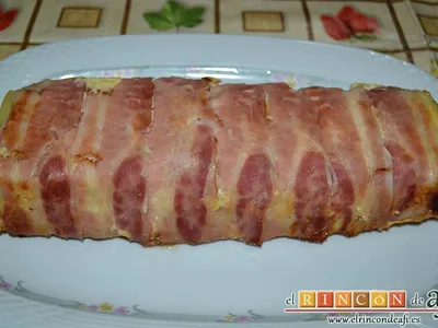 Bacon-Wrapped Spanish Potato Tortilla Cake