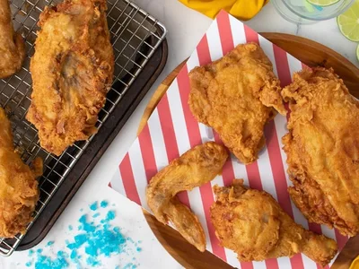 Crispy Fried Chicken with Cumin-Achiote Spice Rub