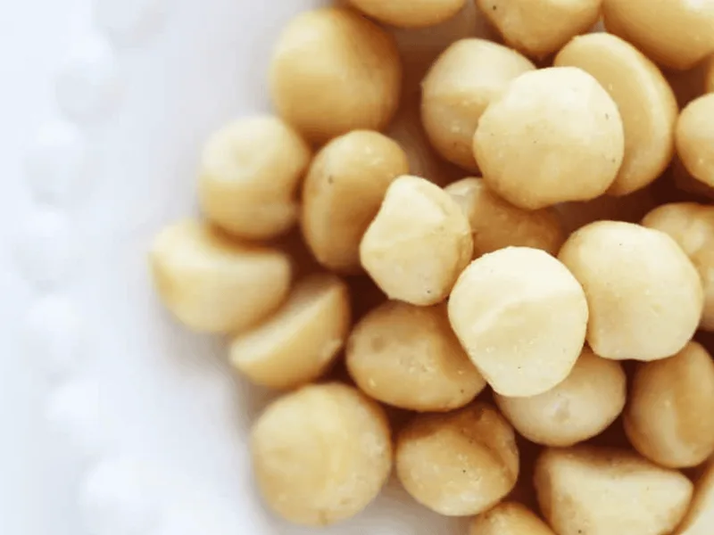 Air Fryer Macadamia Nuts with Honey Cinnamon