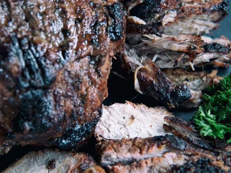 Cilantro-Lime Marinated Roasted Pork Shoulder