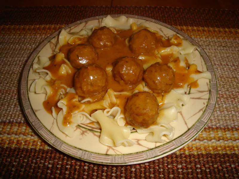 Hungarian Sour Cream Meatball Stew