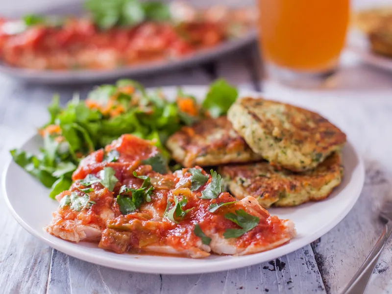 Baked Whitefish with Salsa and Lime