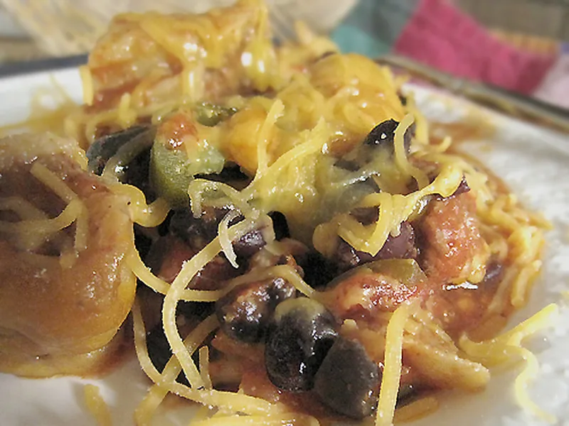 Slow Cooker Tamale Casserole with Green Chilies