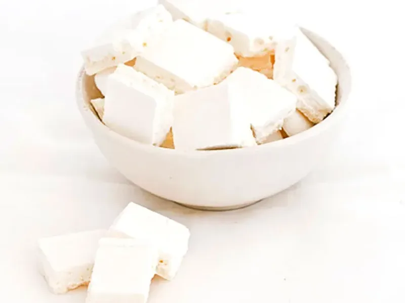 Homemade Galatine: Italian Meringue Marshmallow Squares