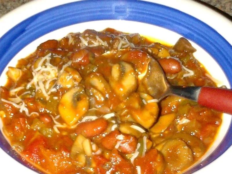 Hearty Portobello Mushroom Chili