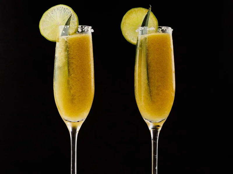 Caramelized Pineapple Mezcal Margarita