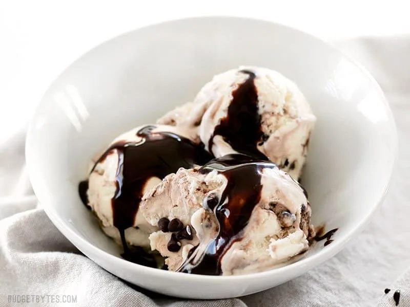 No-Churn Mint Chocolate Chip Ice Cream