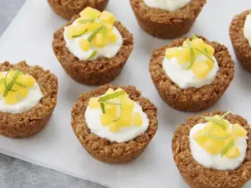 Honey-Mango Granola Cups with Greek Yogurt