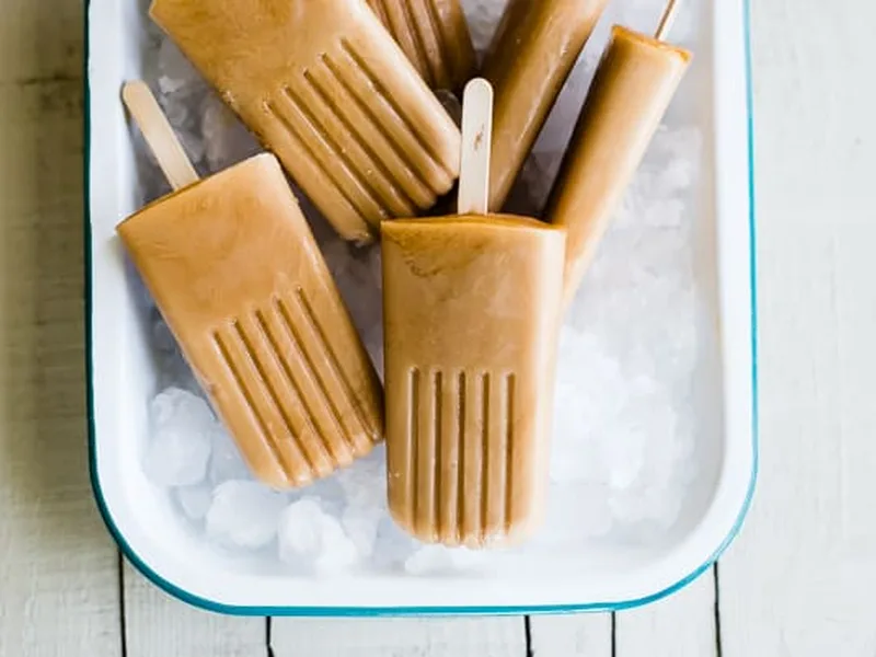 Thai Iced Tea Popsicles with Coconut Milk and Black Tea