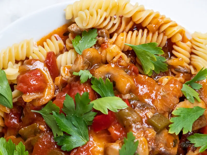 Instant Pot Chicken Cacciatore with Mushrooms