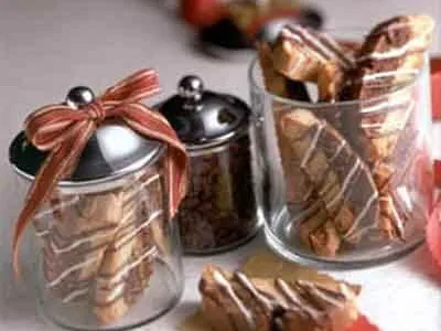 Vanilla & Chocolate Striped Biscotti