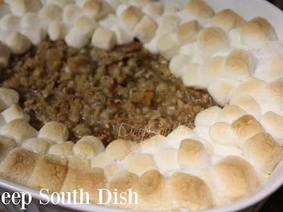 Southern Sweet Potato Casserole with Marshmallow Topping