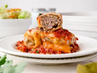 Classic Cabbage Rolls with Sweet Tomato Sauce