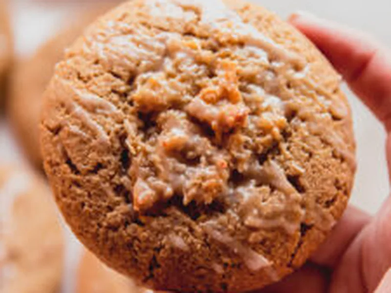 Gluten-Free Coffee Cake Cookies with Almond Flour Crumble