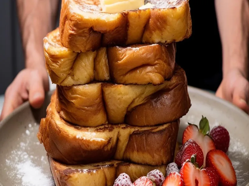 High Protein Anabolic French Toast with Greek Yogurt