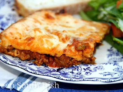 Upside Down Deep Dish Pizza Casserole