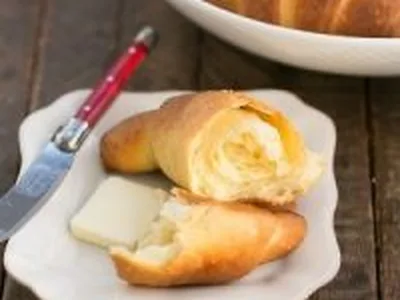 Buttery Homemade Crescent Rolls with Steam Bake