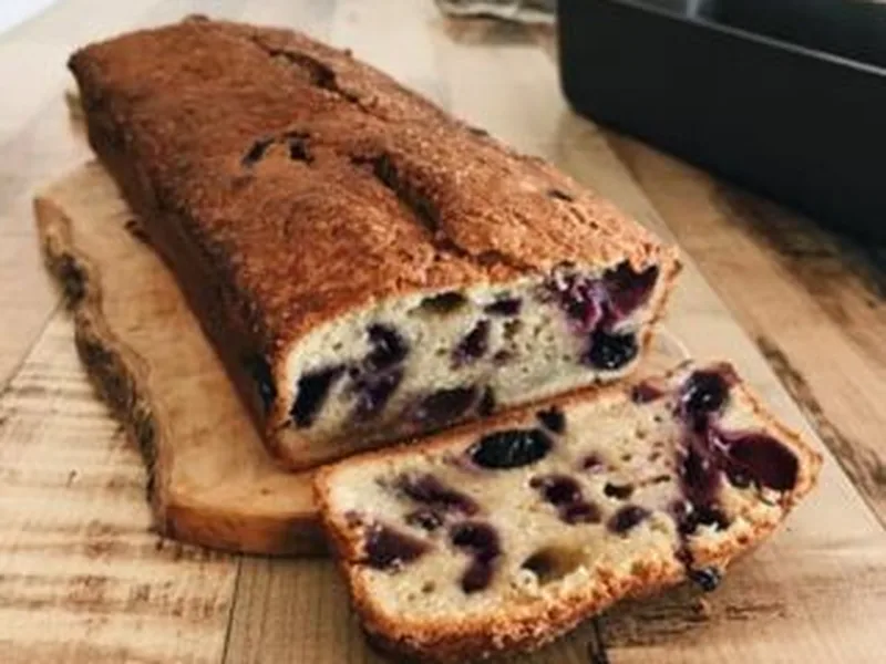 Mini Blueberry Zucchini Bread with Cinnamon