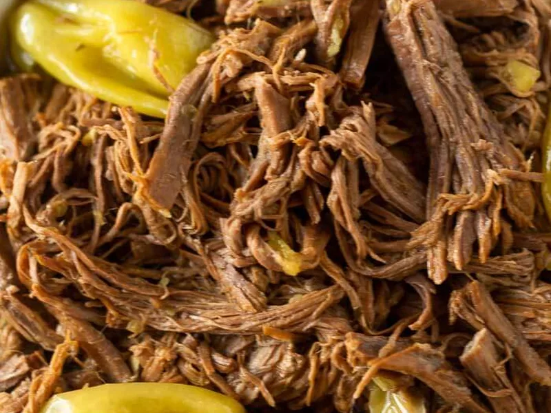 Instant Pot Mississippi Pot Roast with Ranch and Pepperoncini