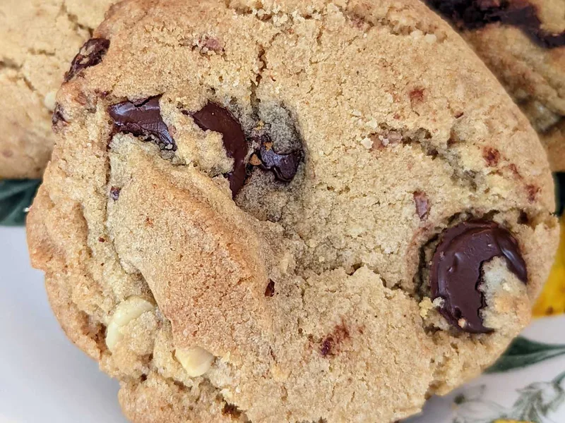 Olive Oil Chocolate Chunk Cookies with Dark Chocolate