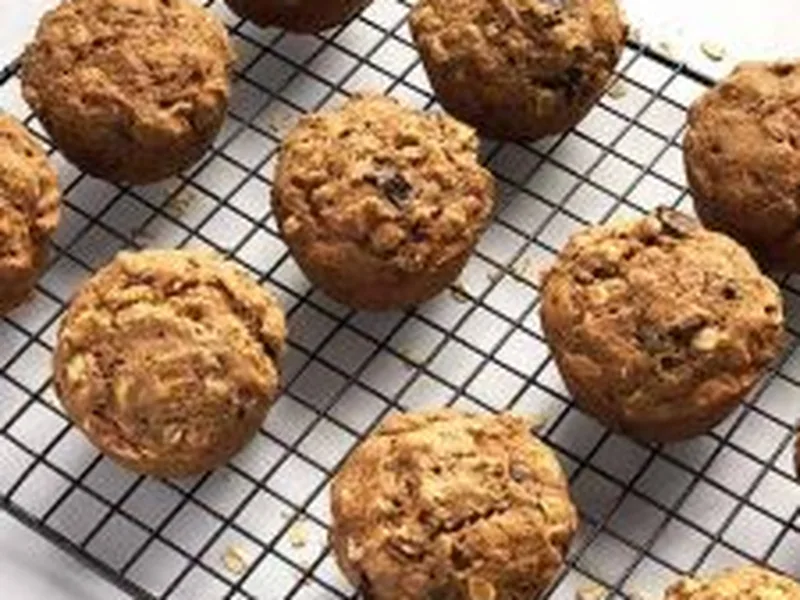 Oatmeal Chocolate Chip Muffins with Flax