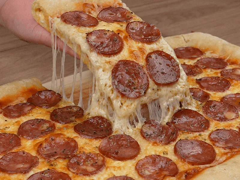Sheet-Pan Stuffed-Crust Pizza with Smoked Sausage