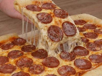 Sheet-Pan Stuffed-Crust Pizza with Smoked Sausage