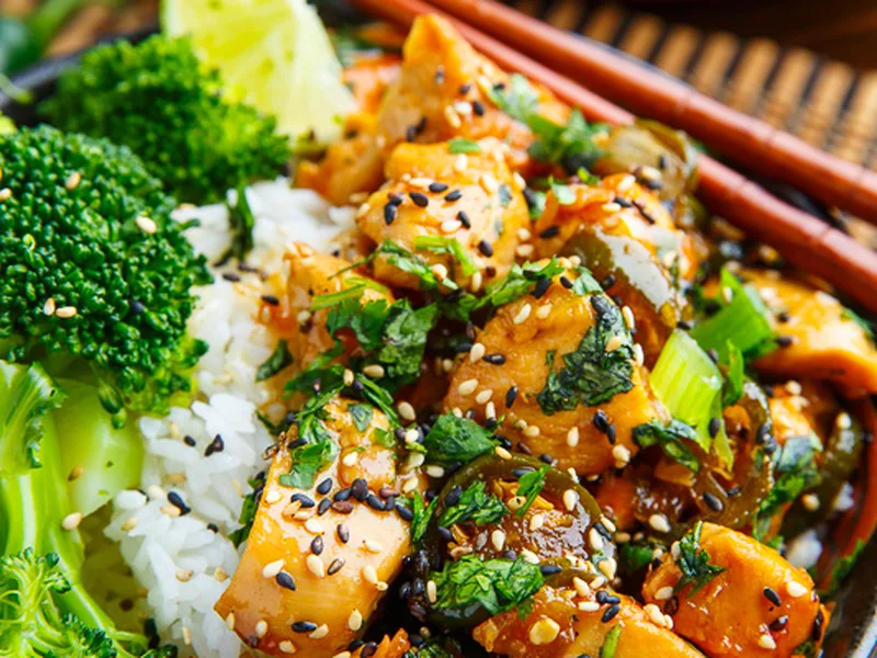 Honey Lime Jalapeño Chicken with Sweet and Spicy Glaze