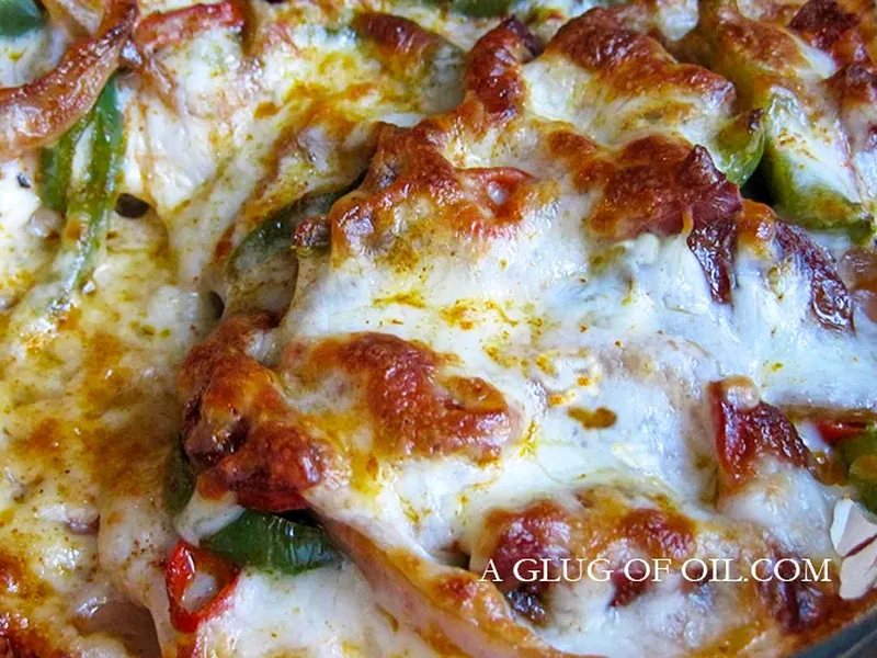 Chorizo and Pepper Chicken Breast Melt