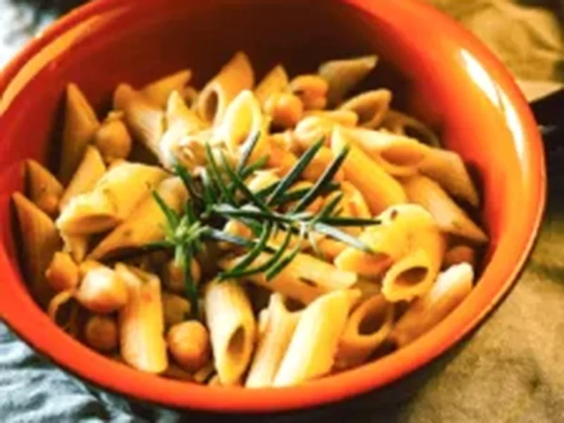 Rustic Pasta e Ceci with Chickpeas and Soffritto